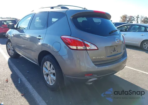 2012 Nissan Murano Sl z USA, uszkodzony, nr VIN JN8AZ1MW6CW212776